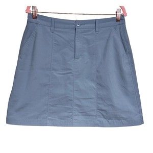 Patagonia Inter-Continental Hideaway Skirt Blue Gray Women’s Size 8